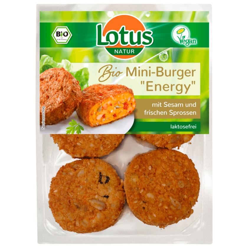 Lotus Bio Mini-Burger Energy 250g